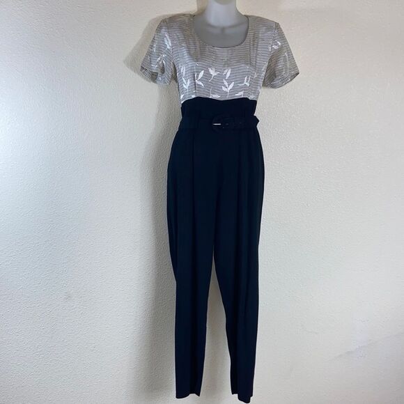 Vintage 80s Woman Jumpsuit Size M Approximately - Picture 1 of 16